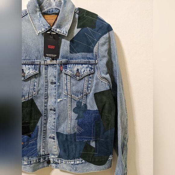 Levi's Premium Vintage Relaxed Fit Trucker Jacket size smalll‎ - Picture 7 of 13